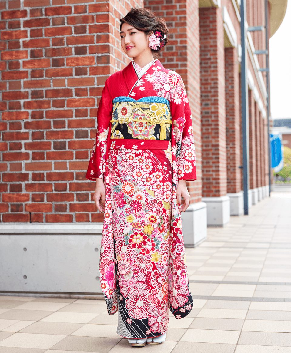 最小限の色味で、絵柄の華やかさを引き立たせる豪華なデザイン。