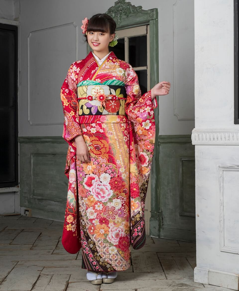 安くて可愛い上質な絞り柄の振袖