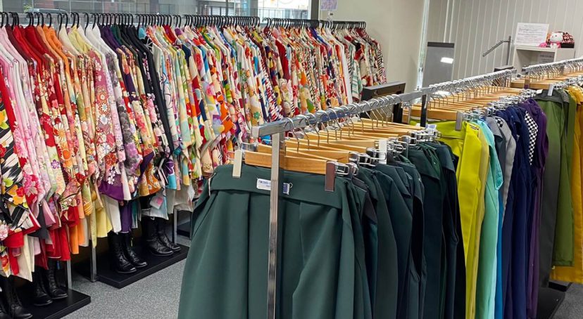 池袋店のレンタル袴の品ぞろえ