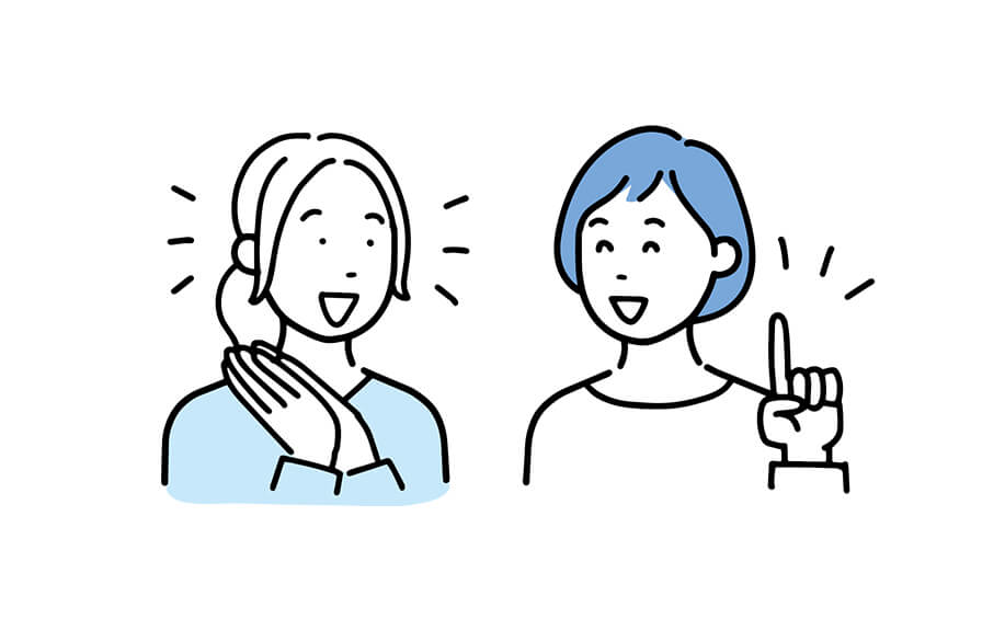 黒の振袖について語る女性