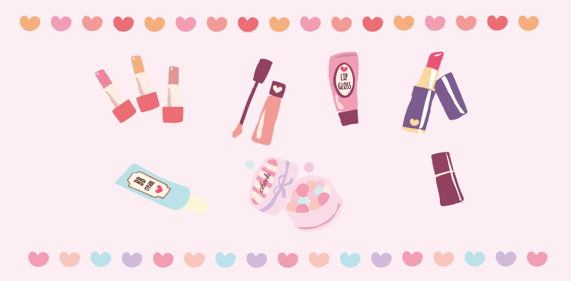 袴に似合うメイク道具