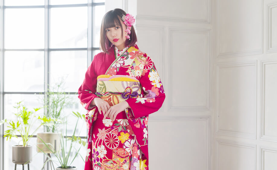 京都で人気の成人式のレンタル振袖