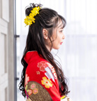 天女風ヘアスタイル