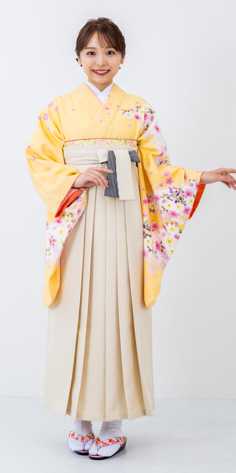 レンタル着物G00008×袴CRS016