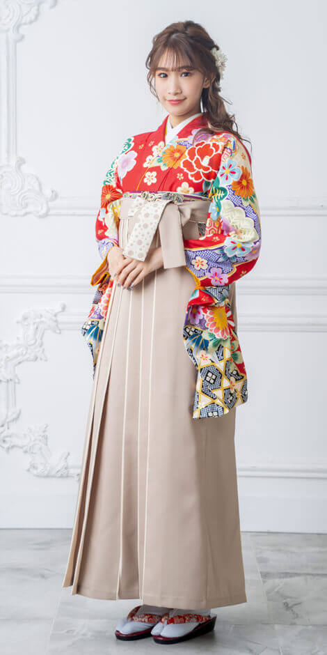 レンタル着物BBB472×袴BLD927