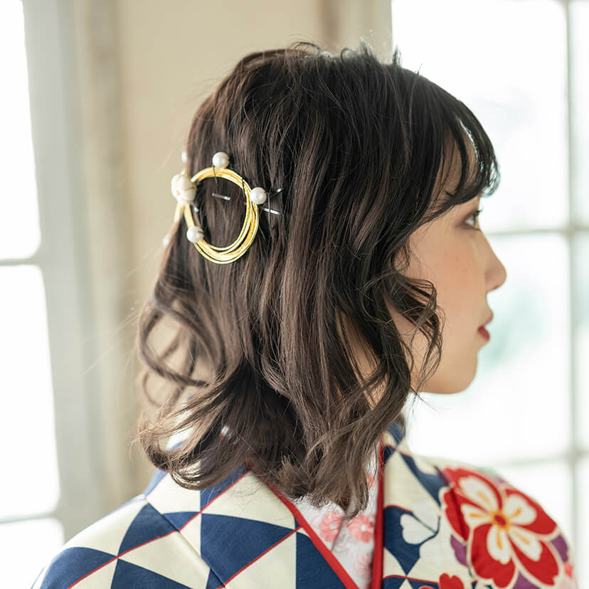 ゆるふわ水引ヘア