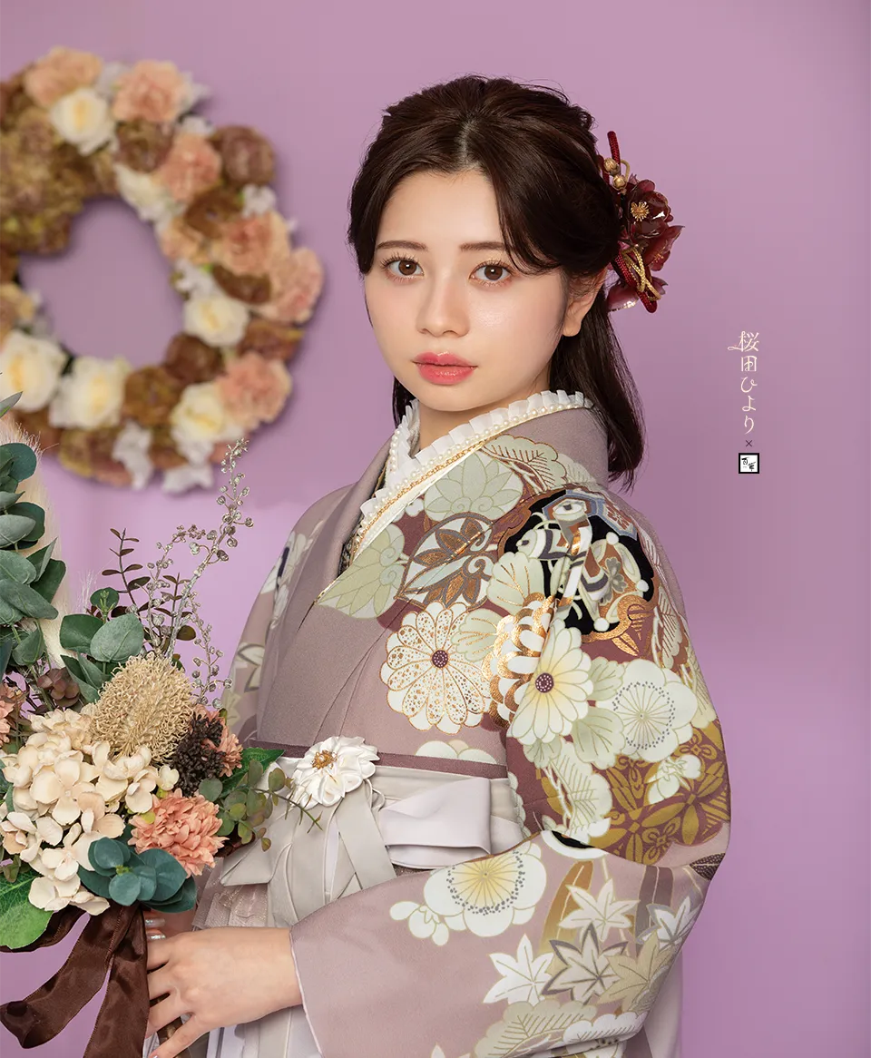 桜田ひよりさん着用の卒業式袴です。