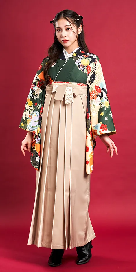 レンタル着物DDD865×袴BLD927